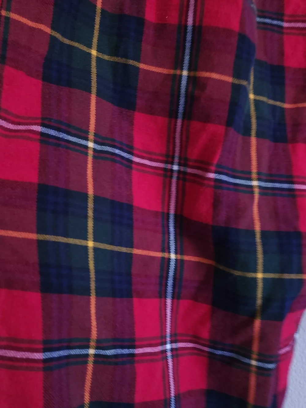 Polo Ralph Lauren Red Plaid Flannel Pajama Pants Sleepwear Plus Size 1X